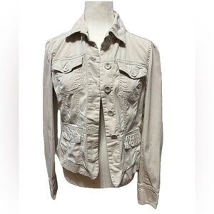 Calvin Klein Long Sleeve Button Jacket with Pockets Women’s Medium